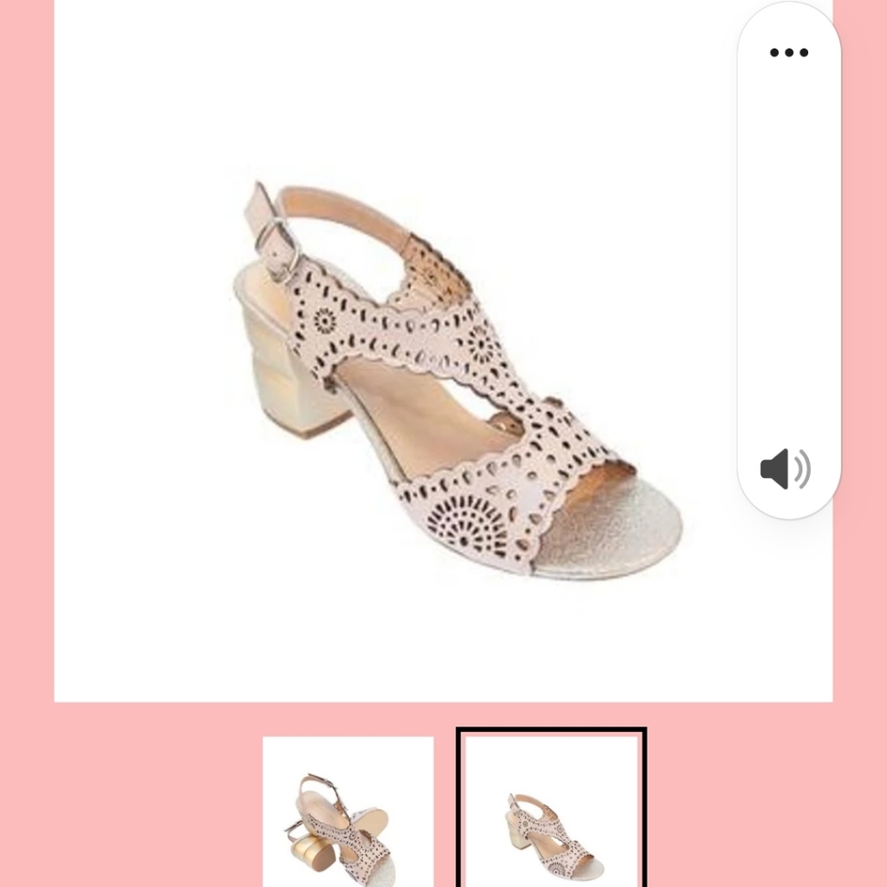 Ethan Valdes Elegant Pink Cutout Sandals